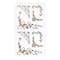 12 Pack: Rose Gold Corner Stickers by Recollections™